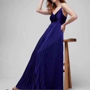 White House Black Market pleated Maxi